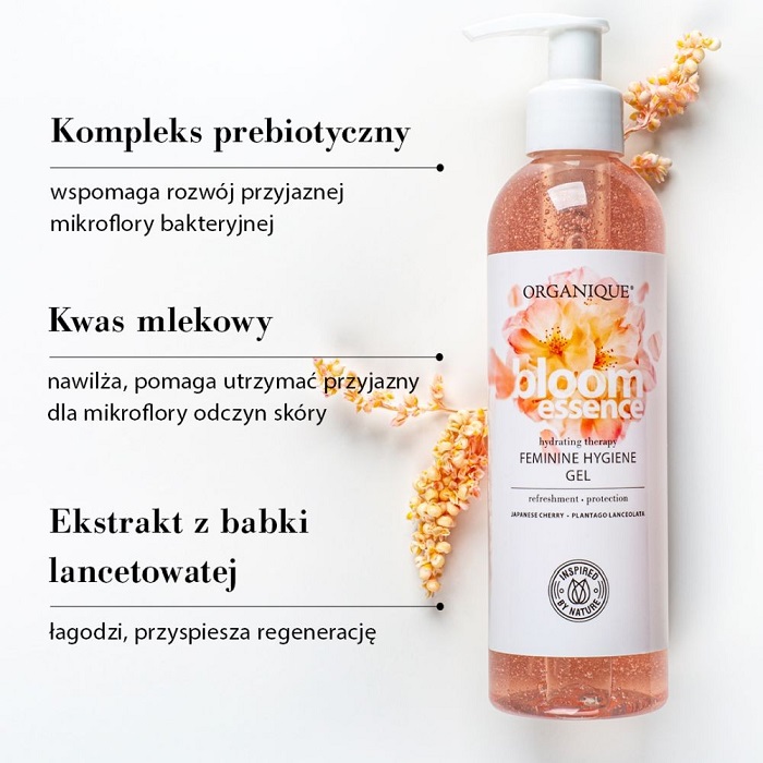 Płyn do higieny intymnej Bloom Essence i jego pro-składniki